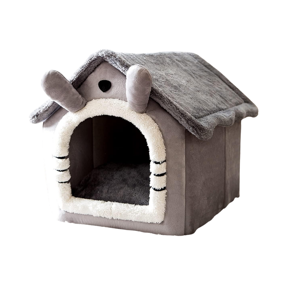 Cozy Cat House | Foldable Plush Indoor Pet Home