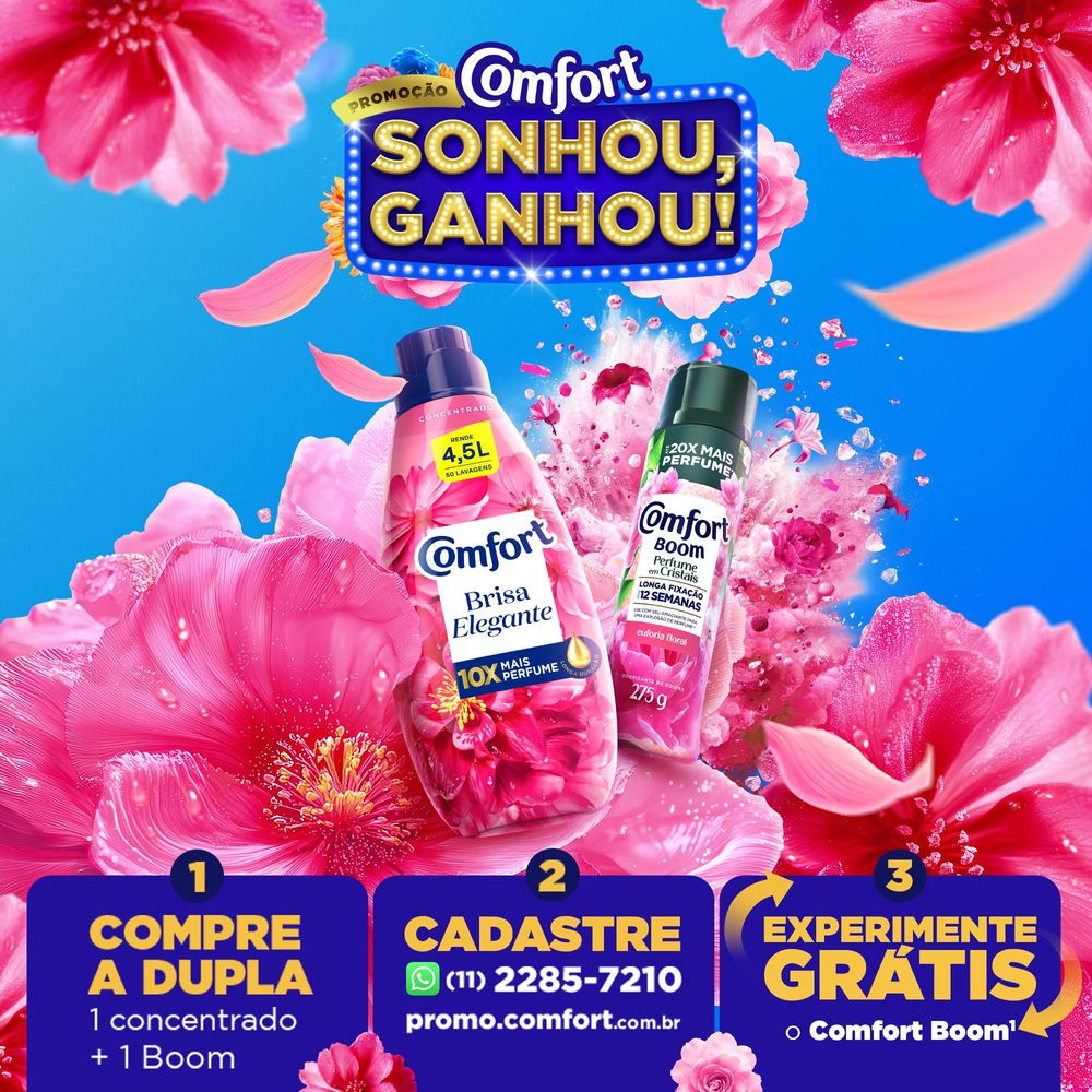 Amaciante Concentrado  Comfort Brisa Elegante 1 L