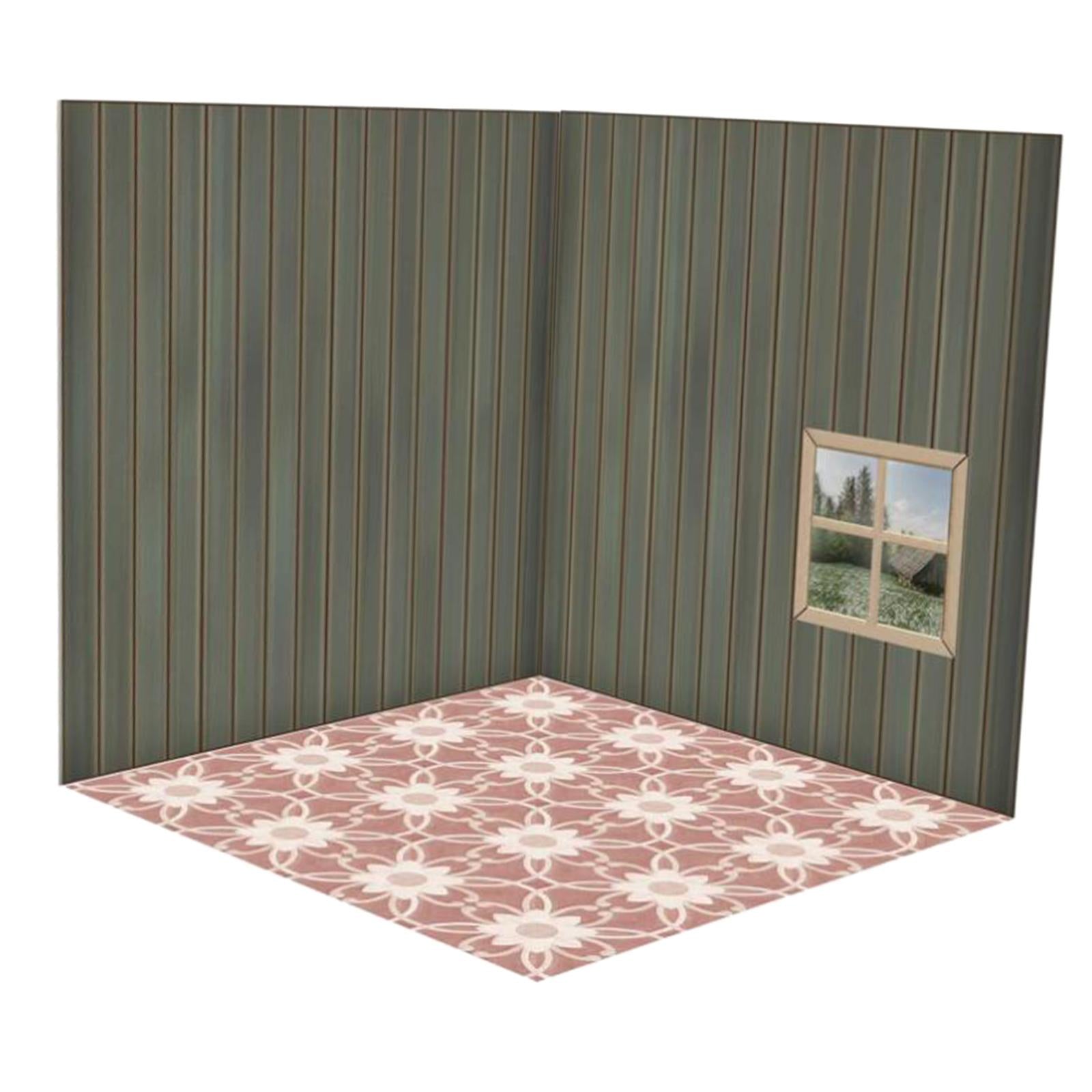 1/12 Scale Backdrop Scene Model Collection ama Parking Background Background Board Scene for Action Figures Dolls Vehicle Scene Toy Living Room