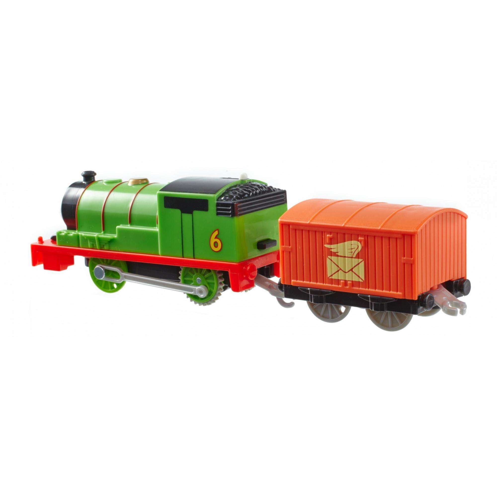 Thomas and Friends Trackmaster Motorized Percy Train Engine With Cargo