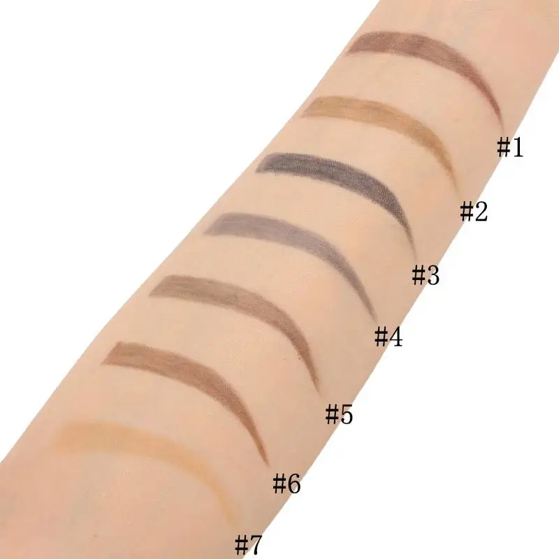 7 Color Vegan Private Label Eyebrow Pencil