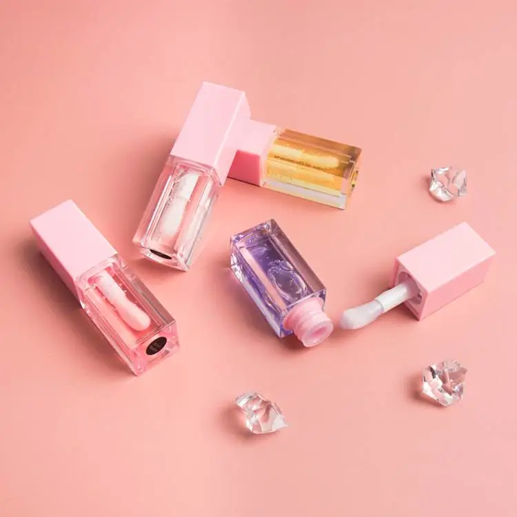 Private Label Nourishing Long Lasting Lip Gloss Tinted Lip Balm Lip Care Transparent Lip Plump Oil