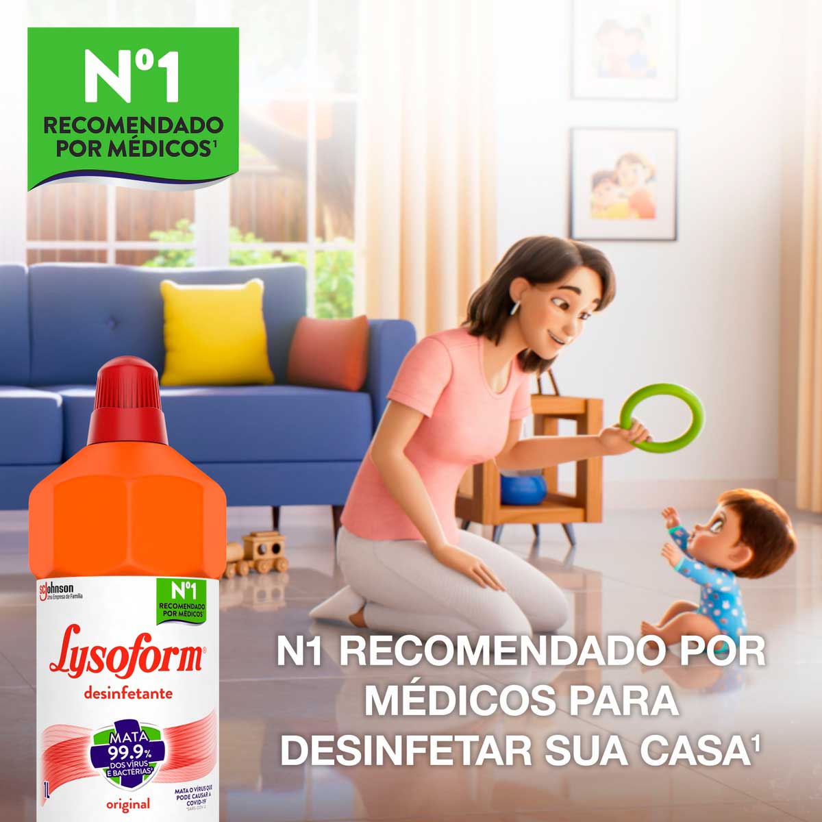 Desinfetante Liquido Lysoform Citrus 1L
