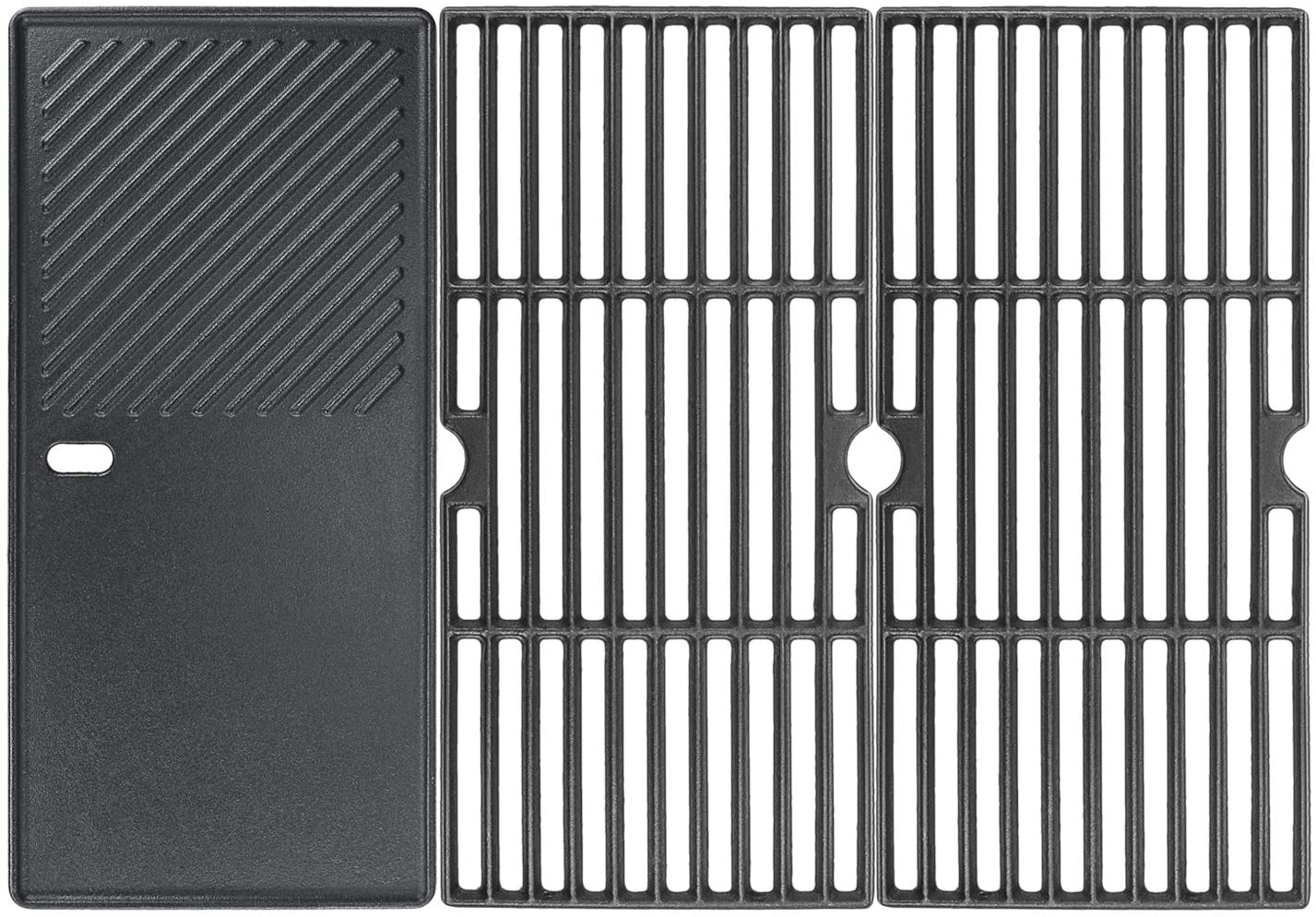 Cooking Grates Griddle Plate Kit for Kenmore 3 Burner 16113, 16123, 16537, 16117, 16115, 415.16113, 415.16115, 415.16114010, 415.16127800 Gas Grills ,