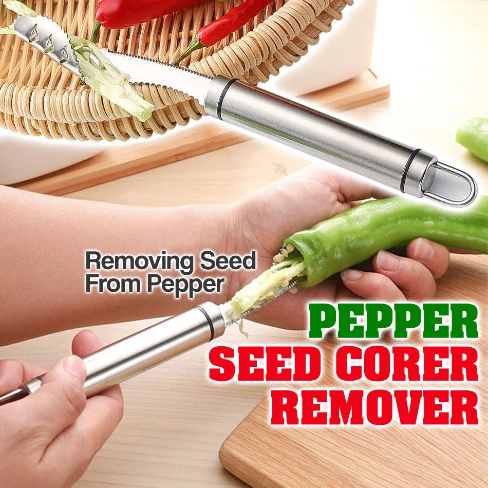 🔥BIG SALE - 48% OFF🔥)Pepper Seed Corer Remover(buy 3 get 2 free
