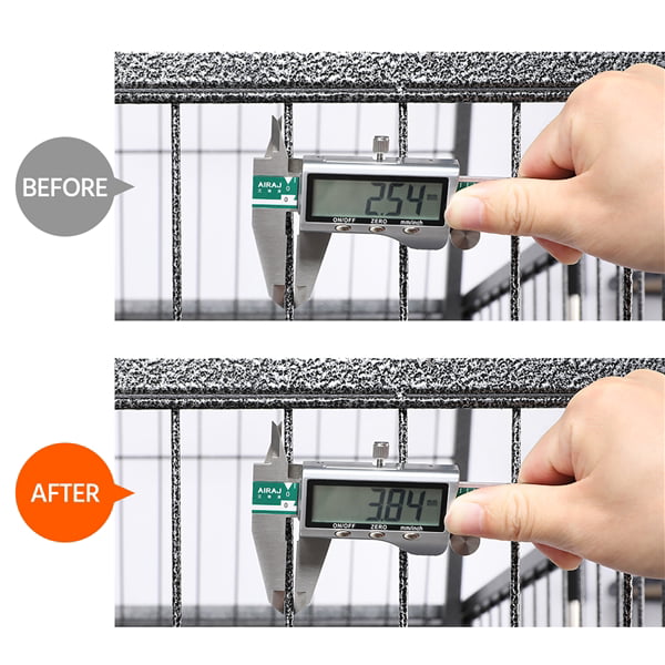 Heavy Duty Collapsible Dog Kennel and Crate Pet Playpen Indoor Outdoor Black