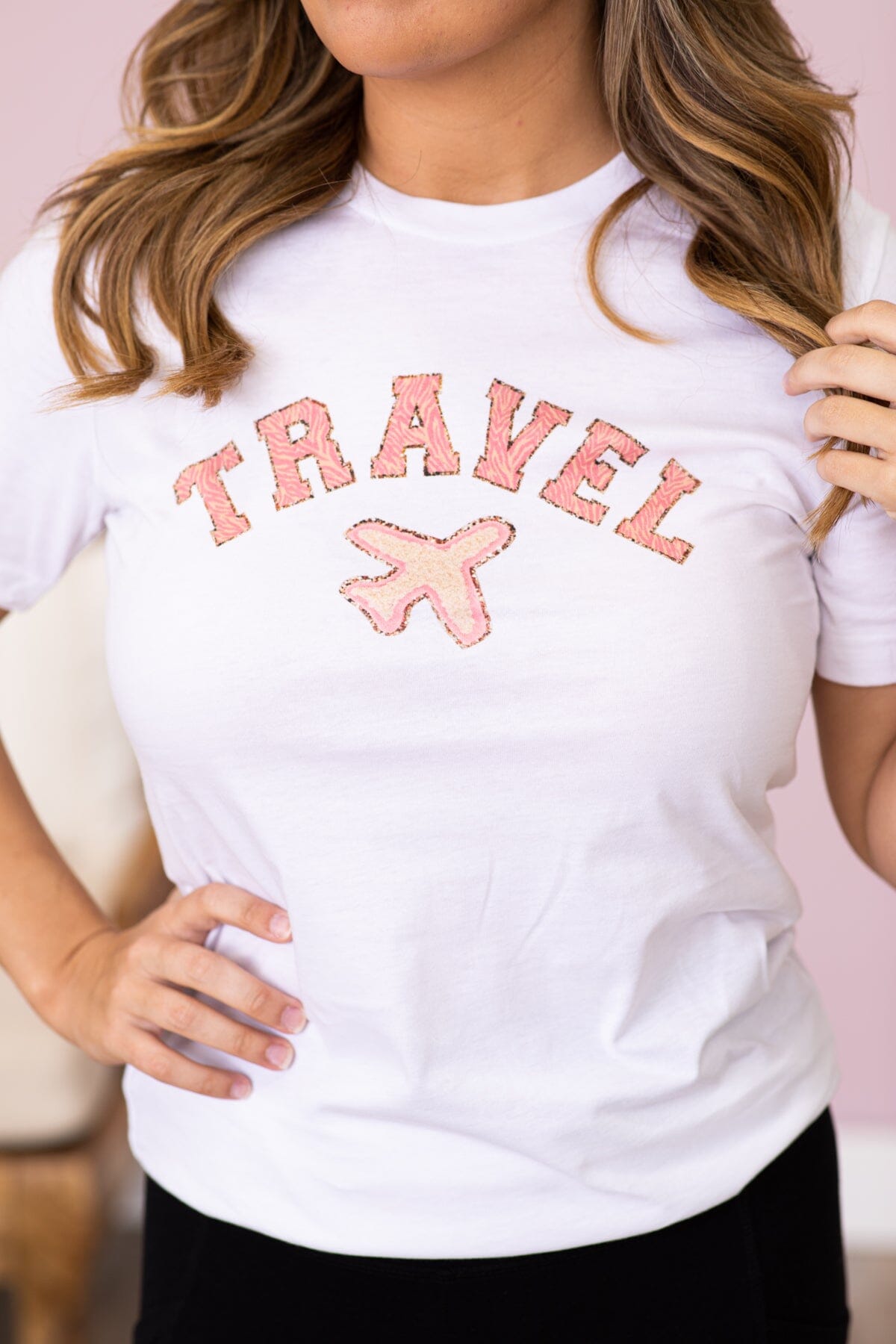 Off White Travel Patch Graphic Tee
