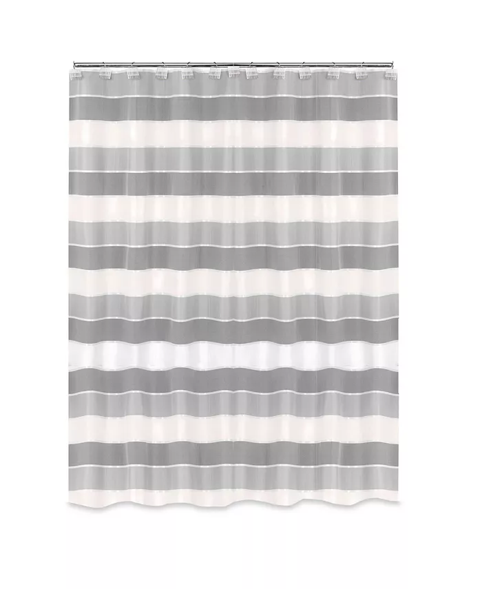 Popular Bath Modern Line Shower Curtain