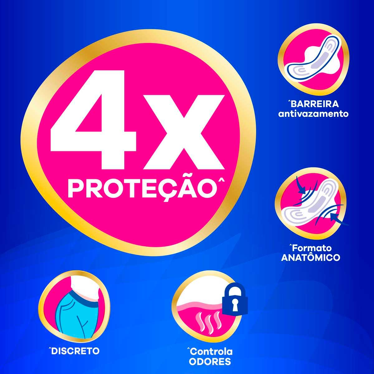 Absorvente Always P Suave com Abas 48 Unidades