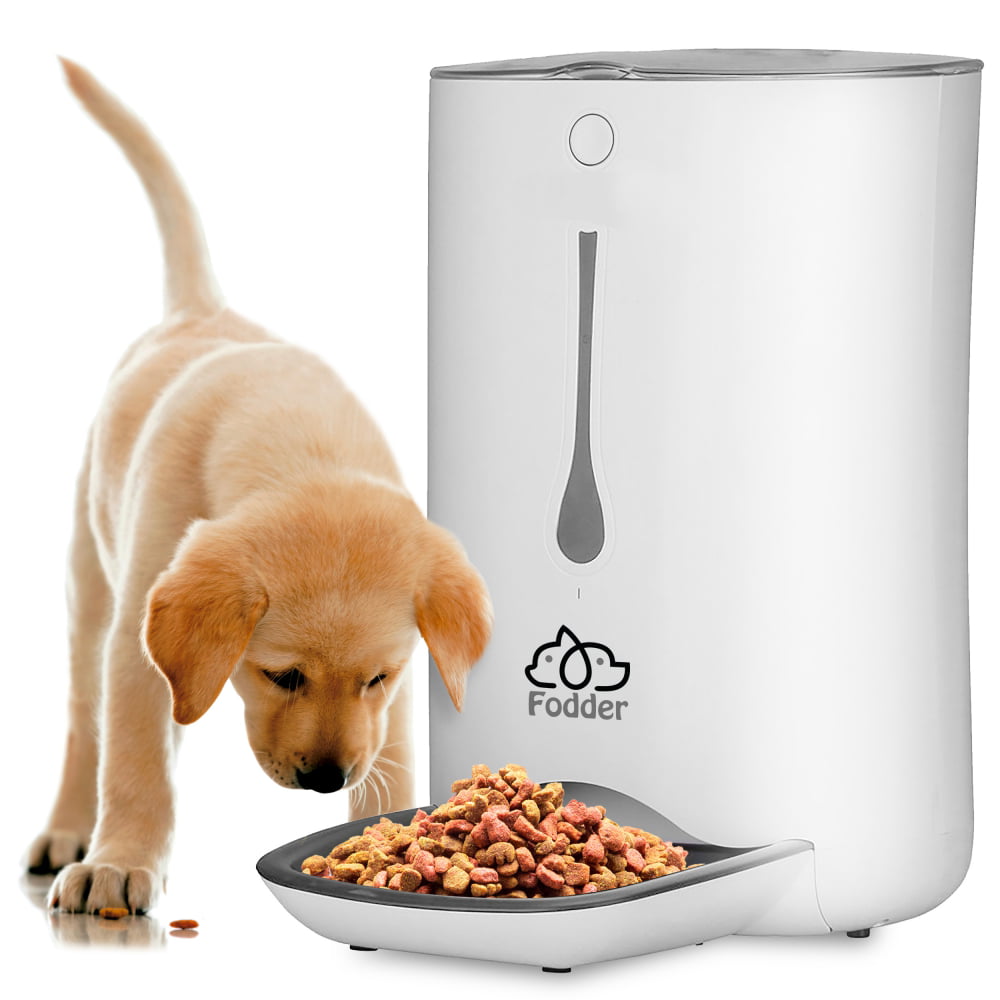SereneLife SLAPF30 - Smart Automatic Cat and Dog Food Dispenser - Digital Pet Feeder with Voice Message Playback