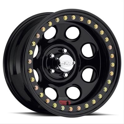 Raceline Wheels RT8158060 Raceline Wheels Competition Beadlock Rock 8 Black Wheels