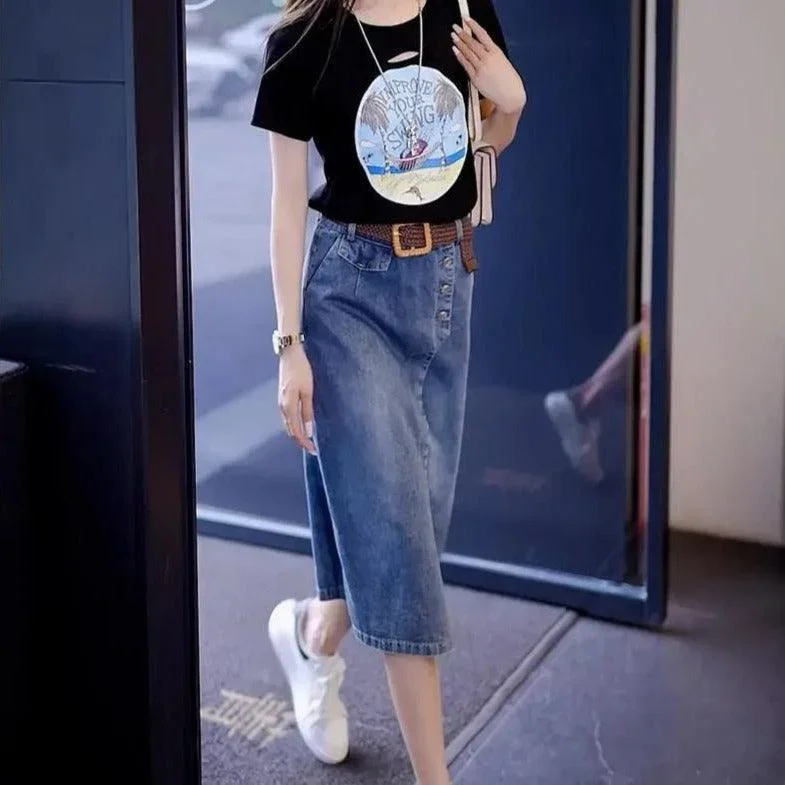 Shorts Saia Chérie™ com Dupla Camada Jeans / A peça de roupa mais exclusiva, sútil e elegante que você já viu!