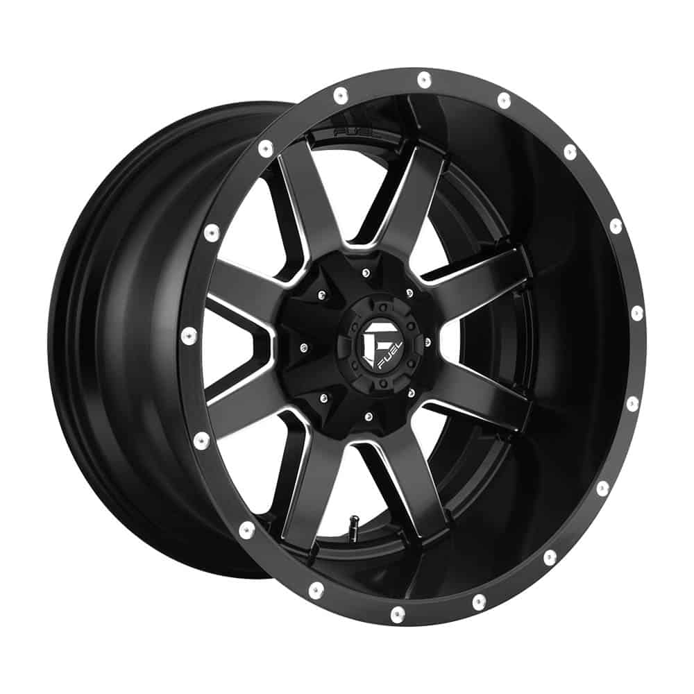 Fuel 1PC D538 MAVERICK D538 24X12 8X170 MT-BLK-MIL -44MM