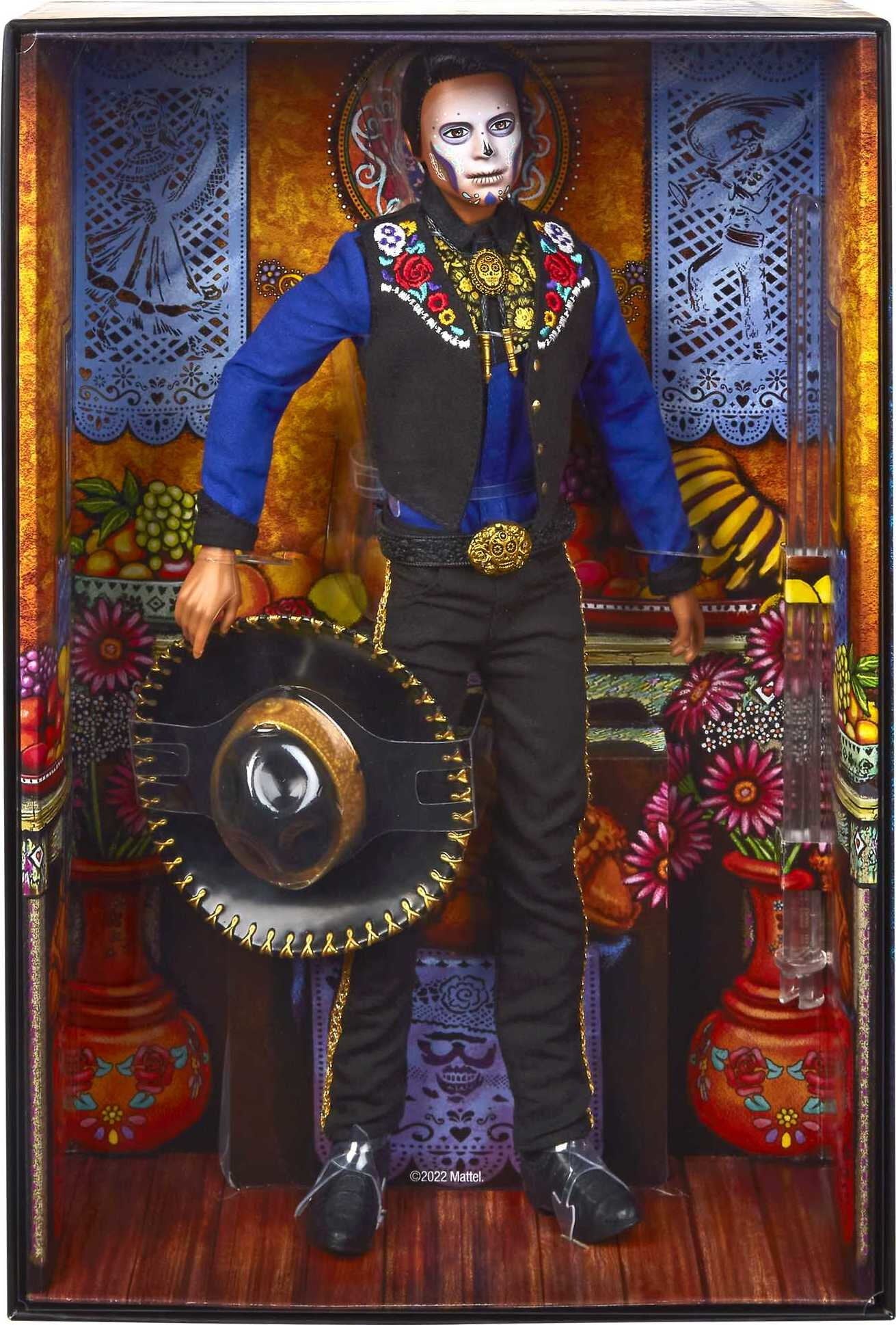 Barbie Signature 2022 Dia de Muertos Collectible Ken Doll with Bolero Tie & Sombrero