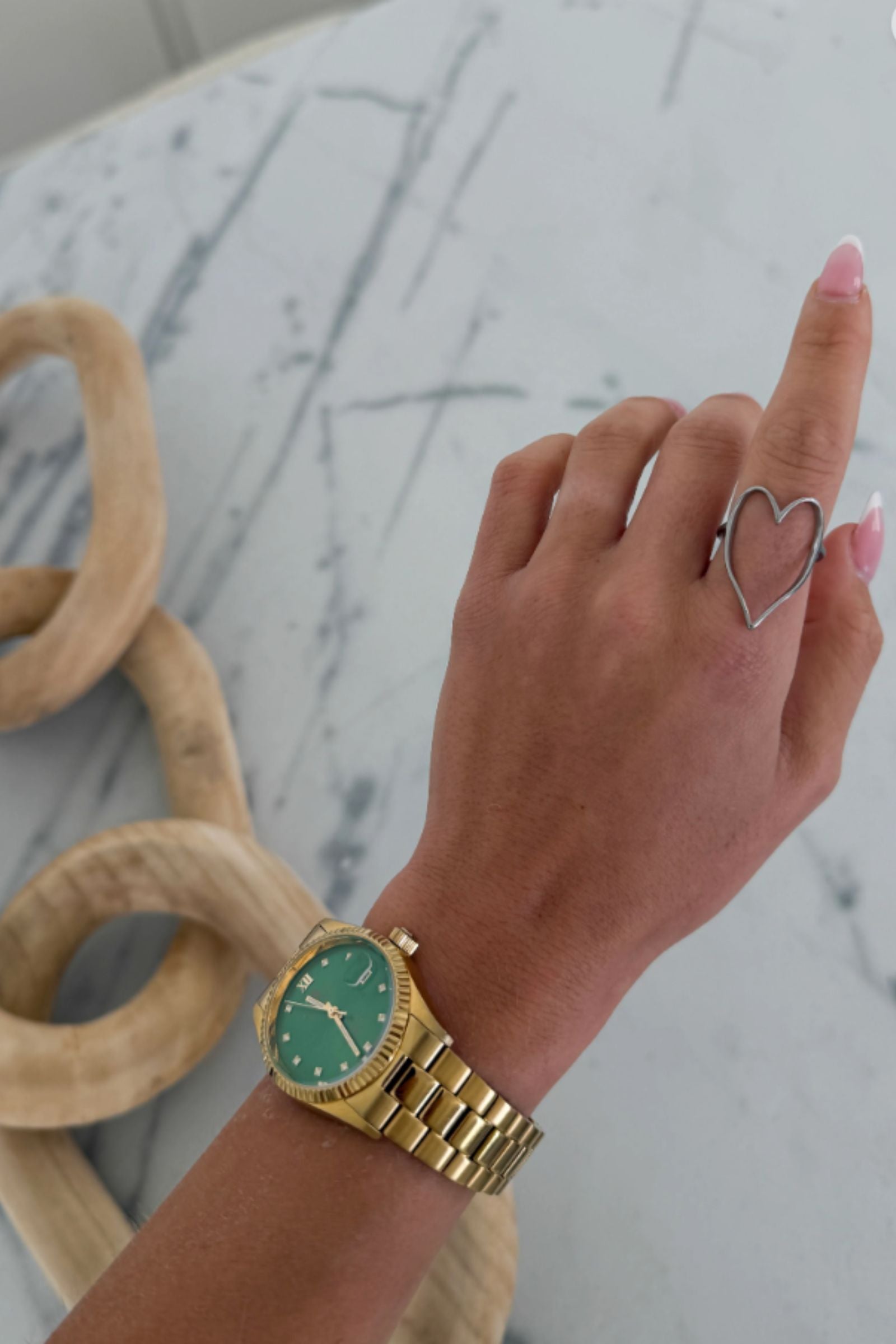 PRE-ORDER Silver Heart Ring apx 4/30