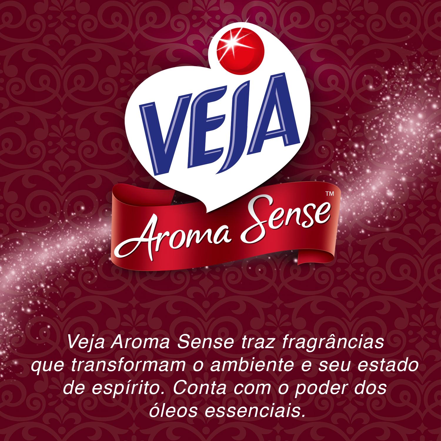 Limpador Perfumado Veja Aroma Sense Romance 2L com oleos essenciais