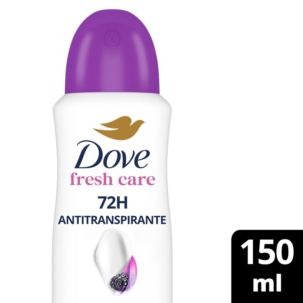 Desodorante Aerosol Dove Fresh Care Amora e Flor de Lotus 150ml