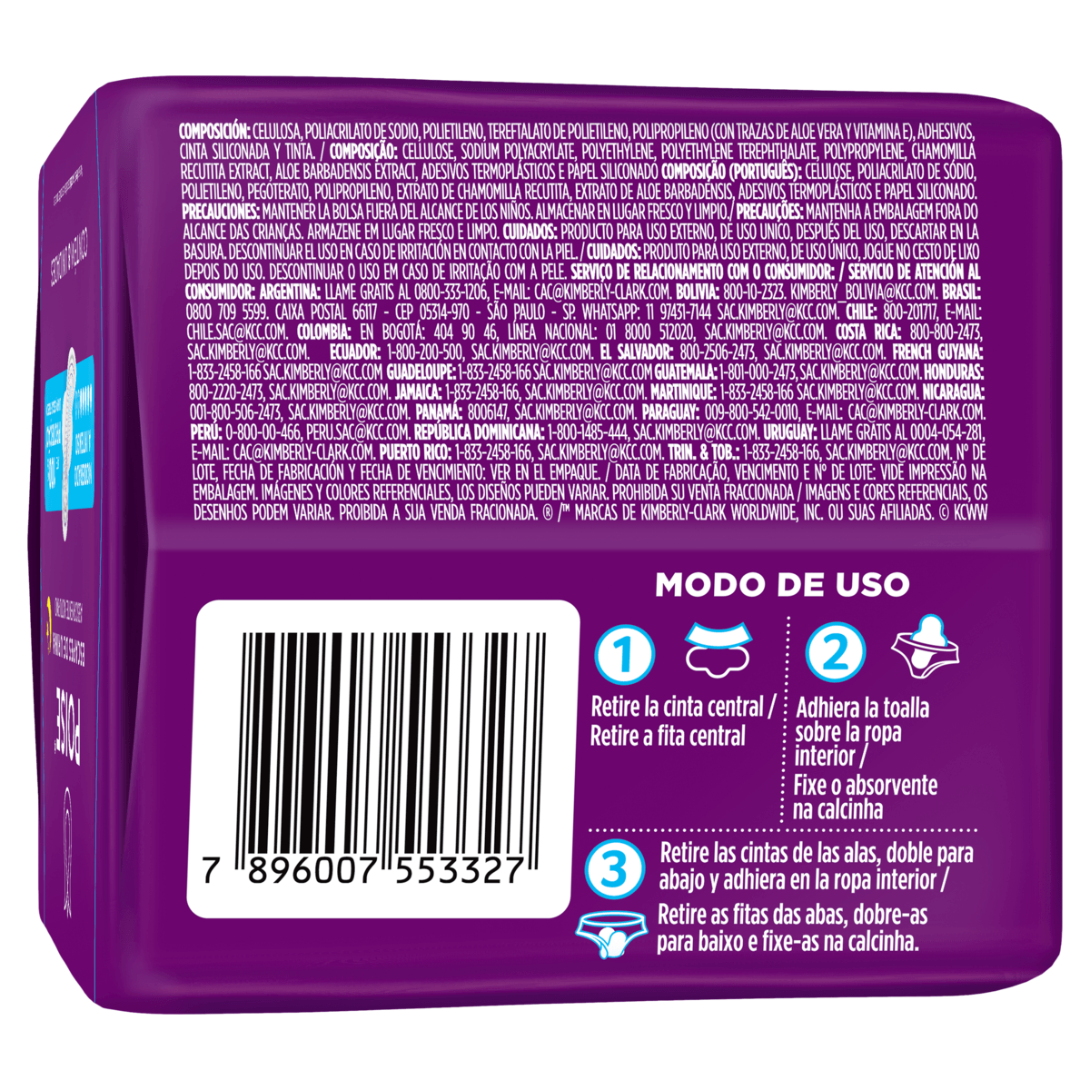 Protetor Diario sem Abas para Escapes de Urina Poise Longo 14 Unidades