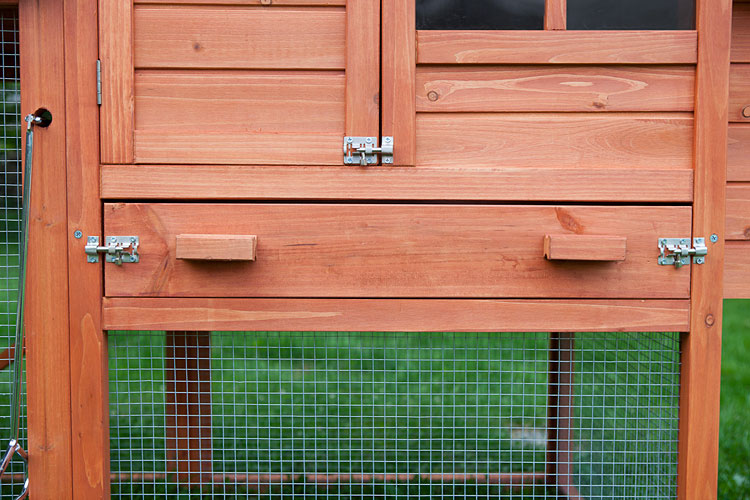 All in one chicken coop with hardware cloth floor-The Clubhouse for up to 4 chickens