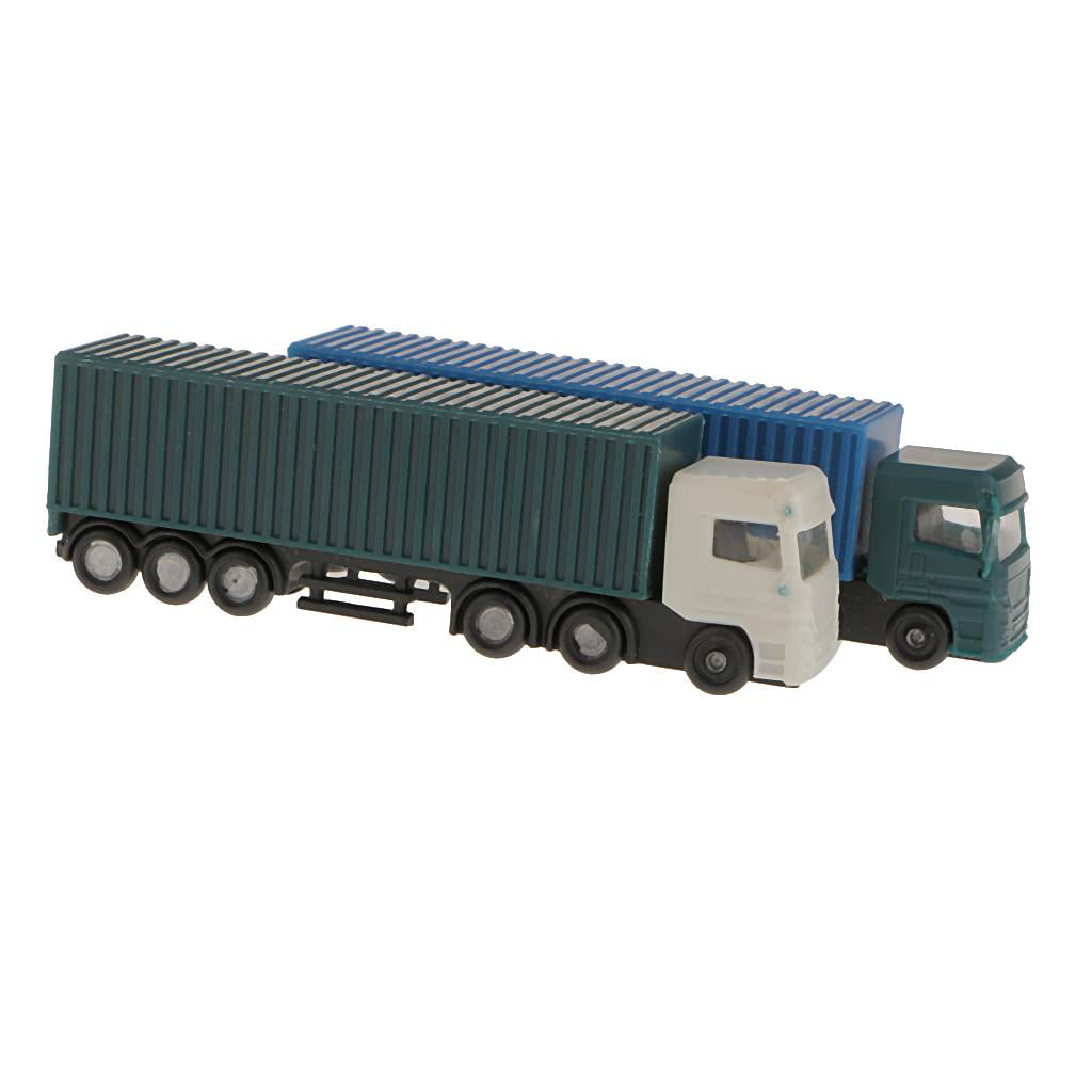 52Pcs Container Truck Construction Vehicle Freight Car Model 1:150 N Scale