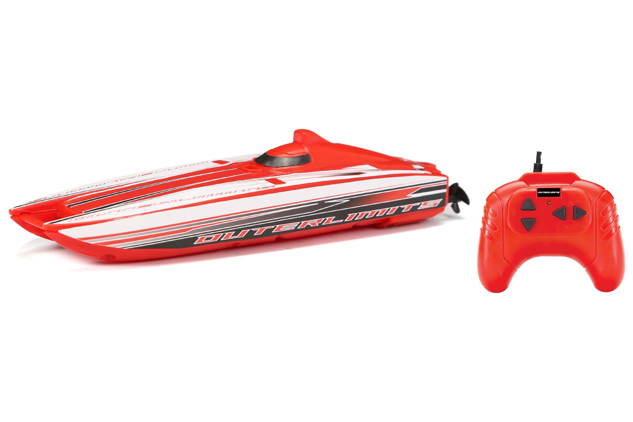 Adventure Force 6 inch Outer Limits Catamaran Battery Radio Control Nano Mini Boat， 6706-3RH