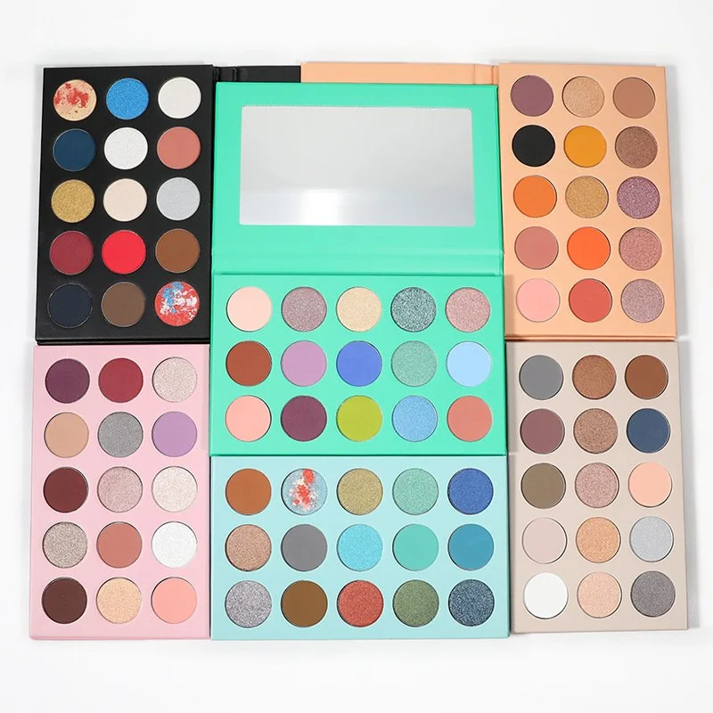 Diy Luxury High Pigment Makeup Palletes Eyeshadow Palette Private Label Vegan Nude Eyeshadow Palette
