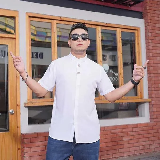 Camisa Social Plus Size - Templo Romano / Conforto e Elegância Unidos em Uma Única peça !