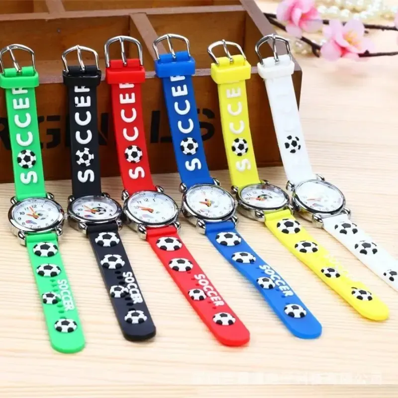 LIUYANGTIAN 2pcs Kids Watches 3D Football Quartz Wristwatch Fashion Waterproof Sports Watch Clock for Boys and girls Kids Students Children