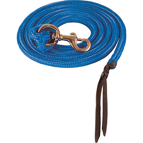 Mustang Poly Cowboy Lead Rope Blue