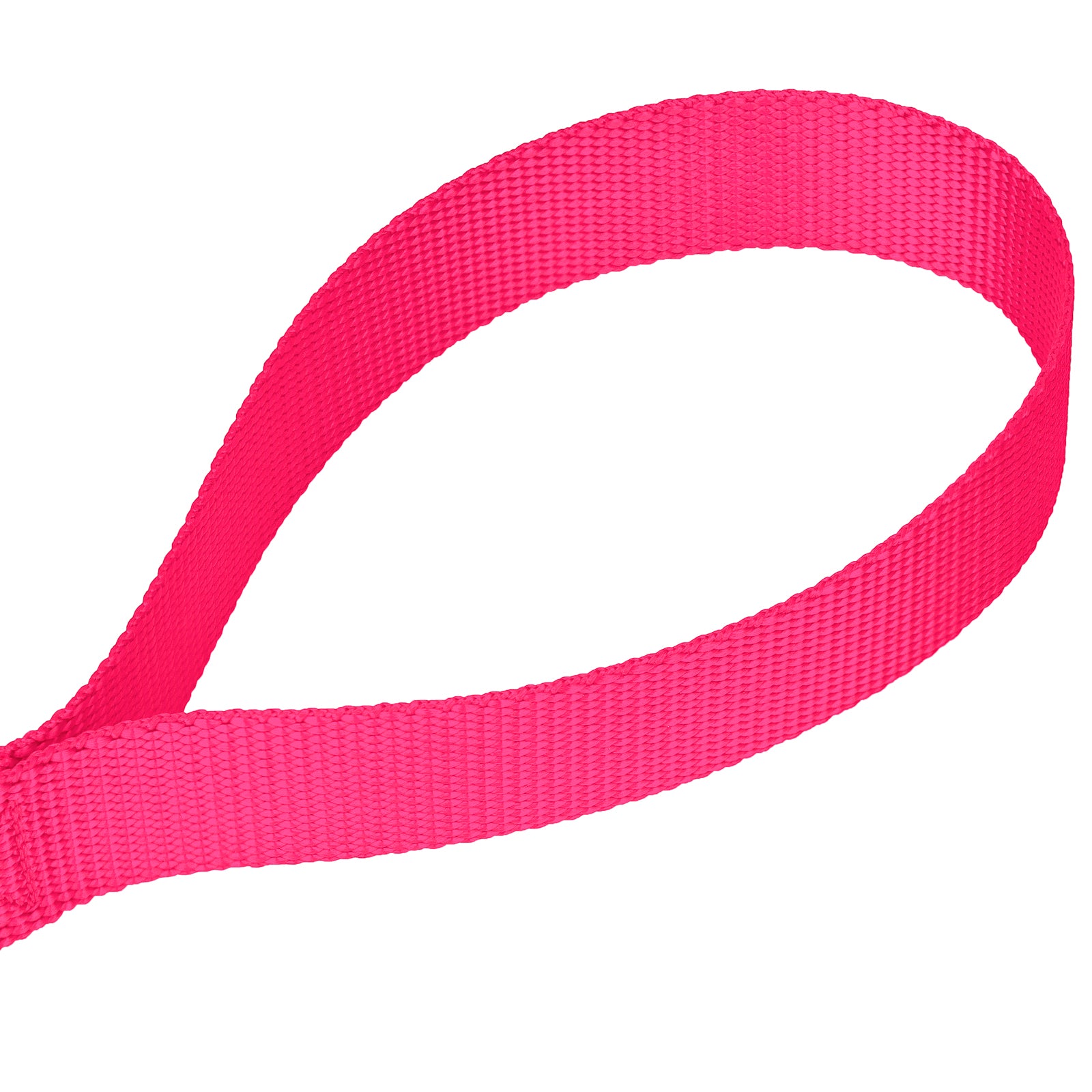 Country Brook Petz® 6ft by 3/4 inch Hot Pink Heavyduty Doublehandle Nylon Leash