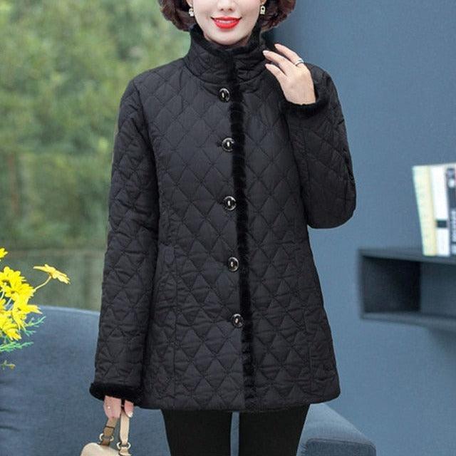 Casaco Feminino Mount™ com Interior em Pelúcia / Muita Classe, Beleza e Conforto para você passar este inverno!