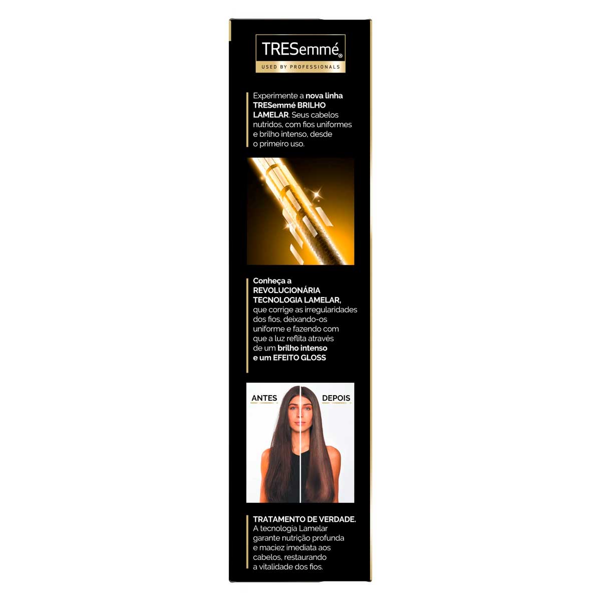 Kit Shampoo 350ml + Condicionador 175ml Tresemme Brilho Lamelar