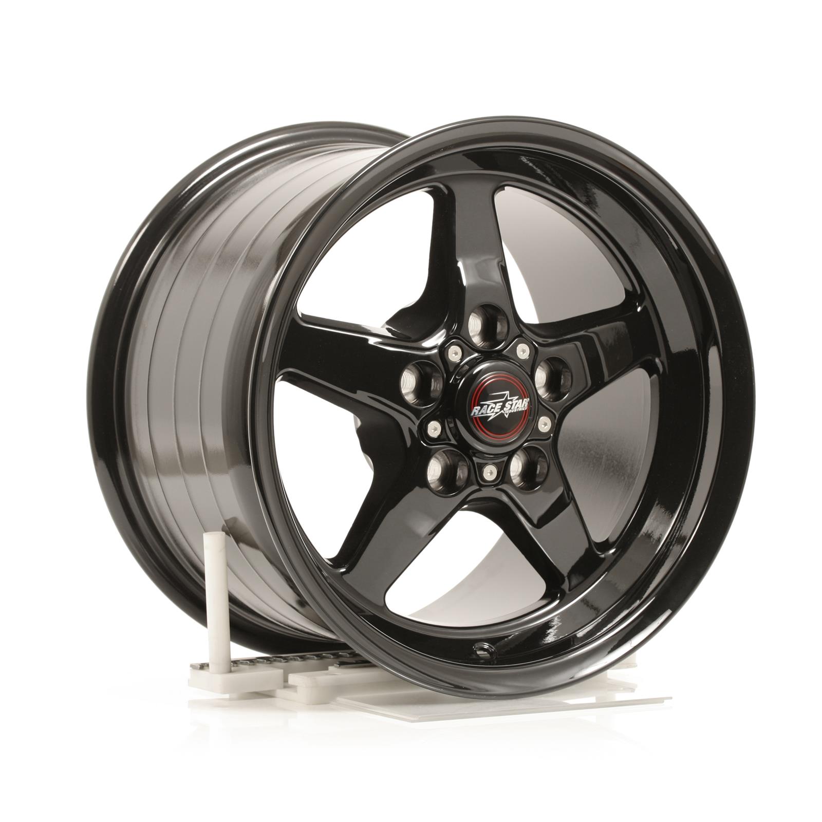 Race Star Industries 92-510154B Race Star 92 Drag Star Gloss Black Wheels
