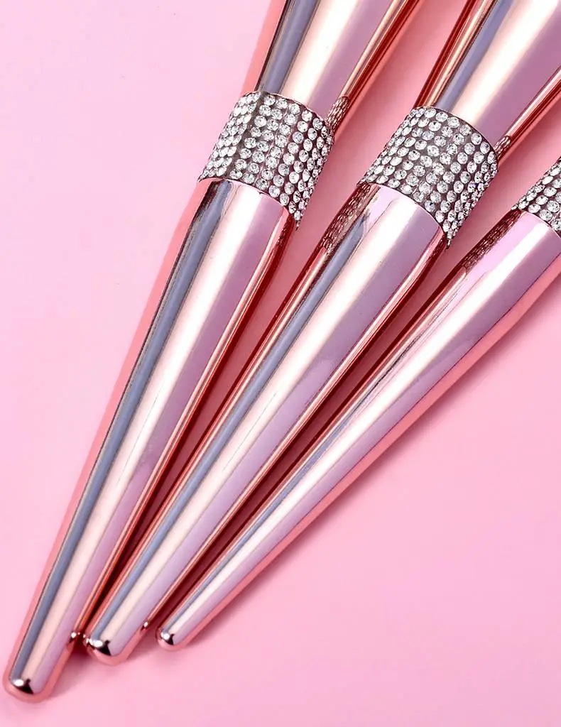 10 pcs Diamond Professional Eye Makeup Brushes Set