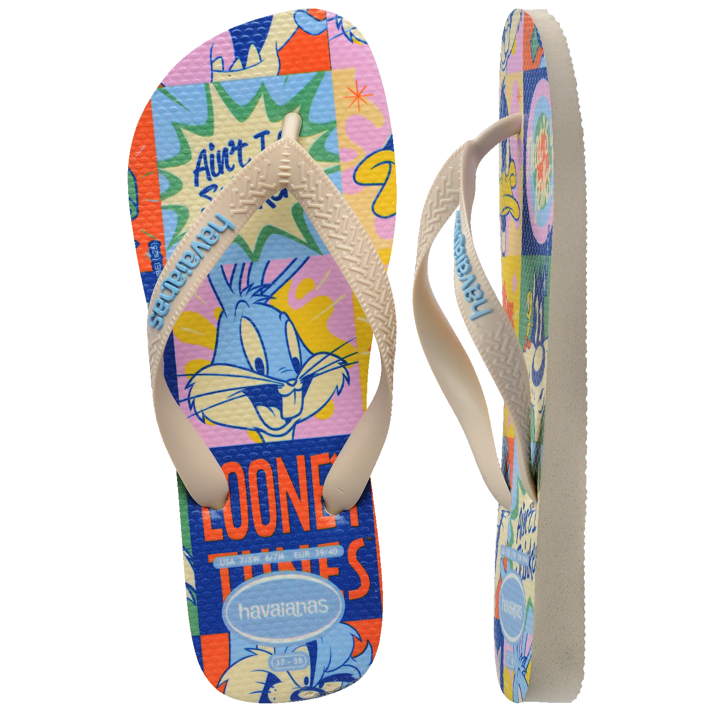 Chinelo Havaianas Top Clássicos Warner Looney Tunes