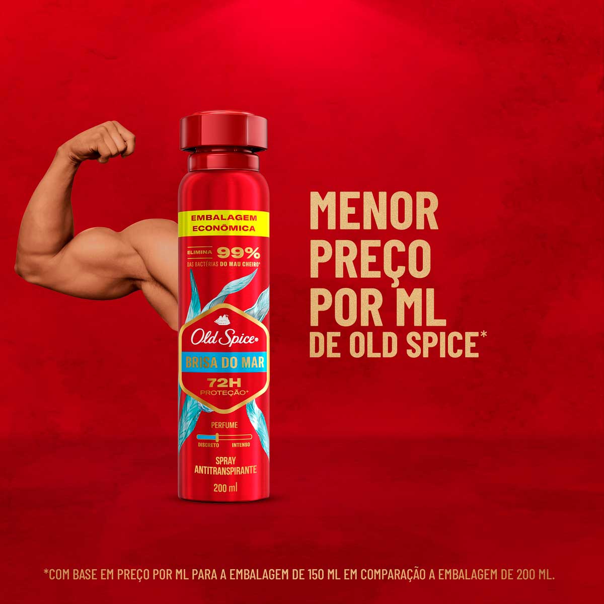 Desodorante Aerossol Old Spice Brisa do Mar 200ml