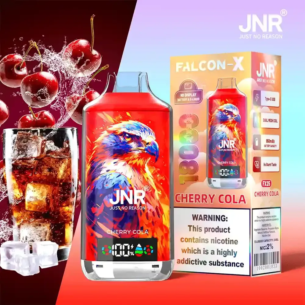 🔥JNR Falcon-X 18K 💨 Smart Display Disposable