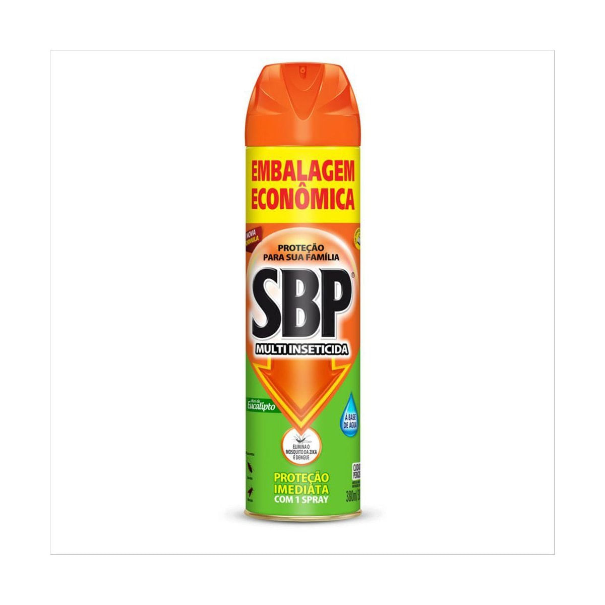 SBP Multi Inseticida Aerossol Oleo de Eucalipto Embalagem Economica 380ml