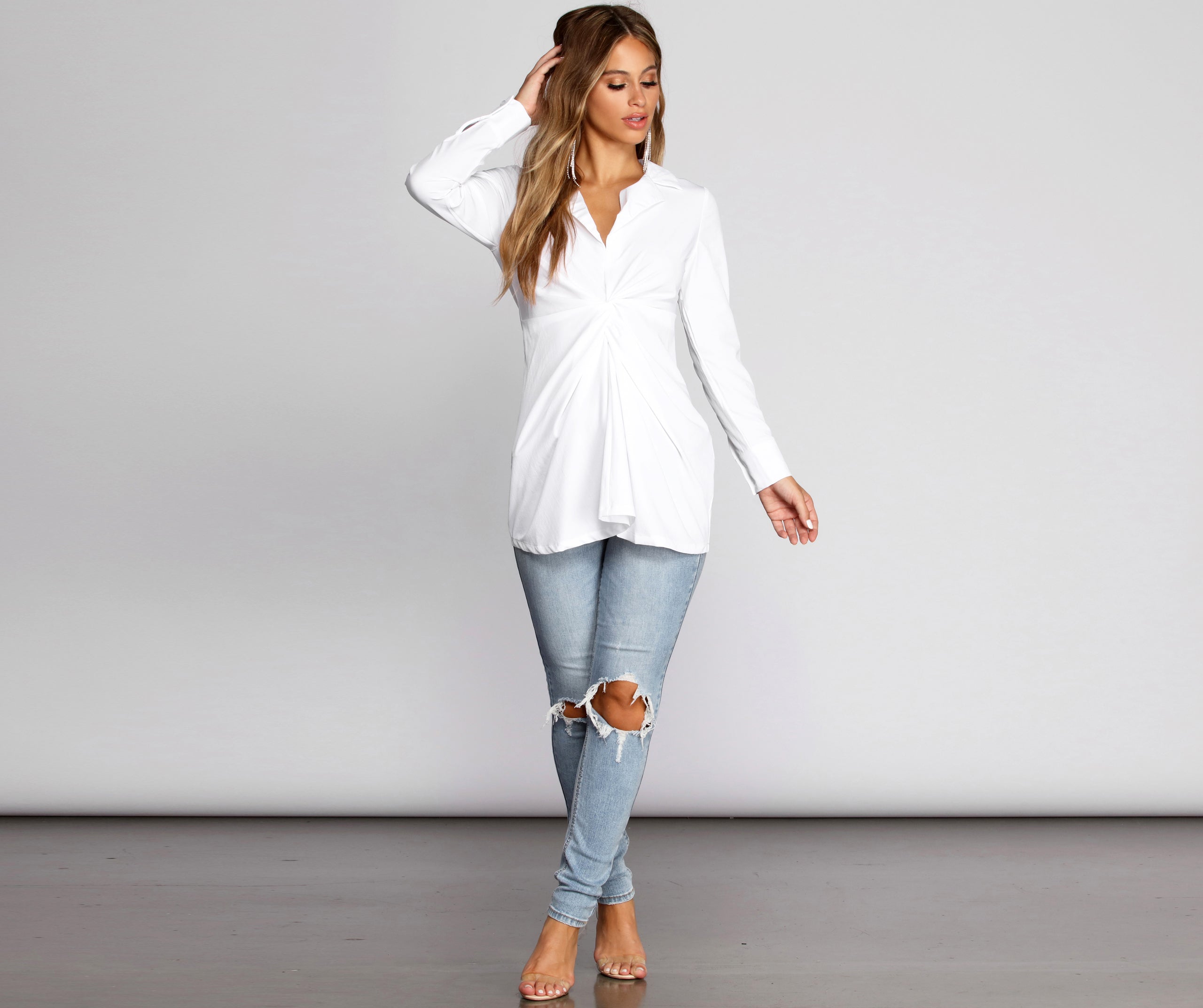 See You Soon Shirt Dress