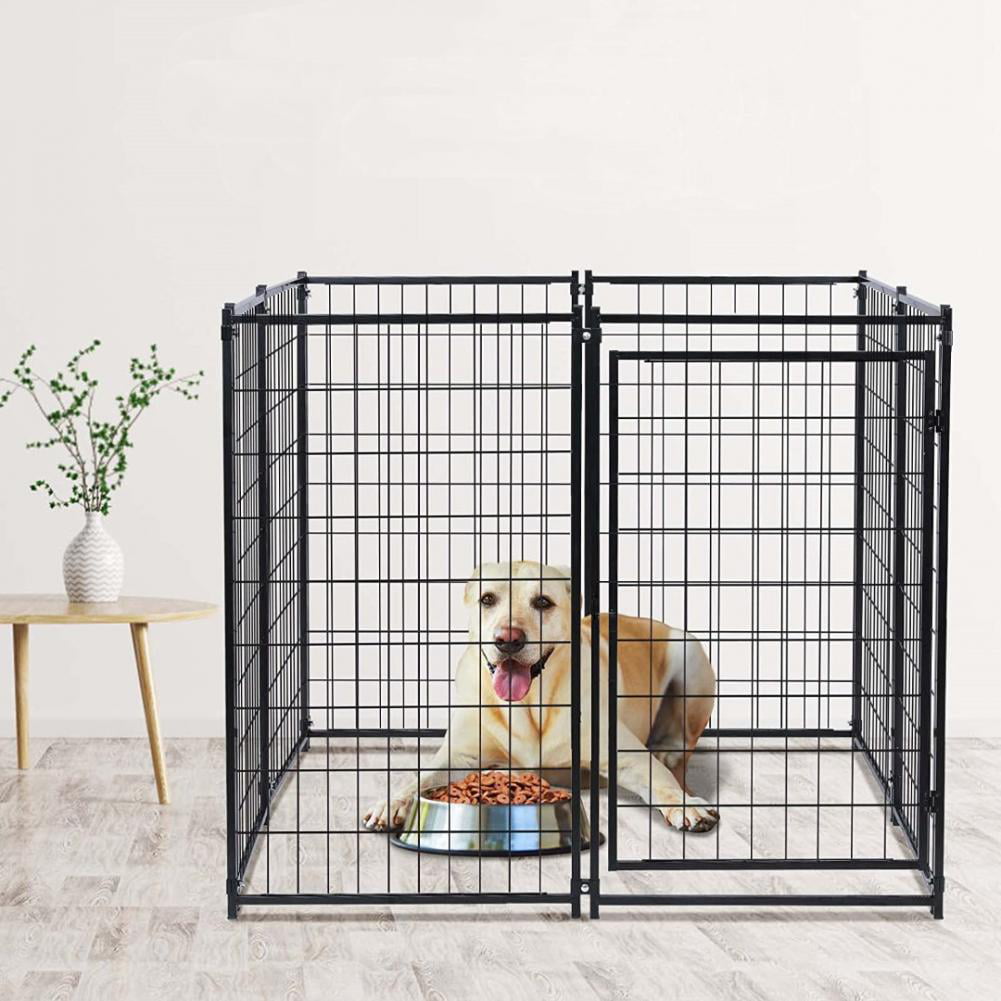 FINE MAKER Large Dog Kennel Dog House Heavy Duty Metal 50