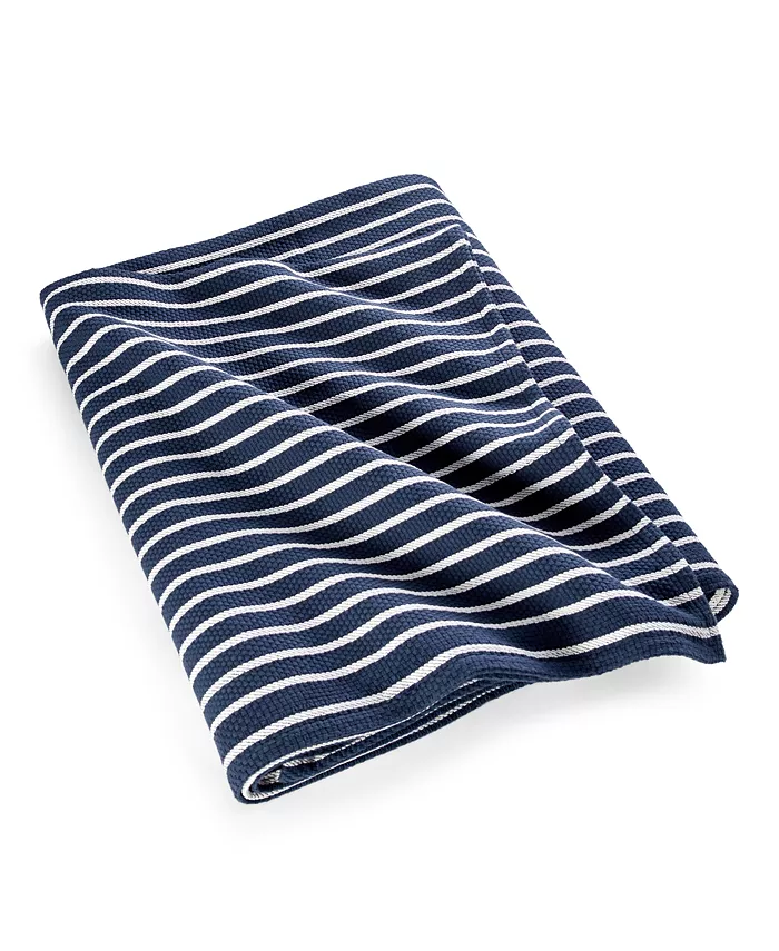 Lauren Ralph Lauren Classic Striped Weave Blanket， King
