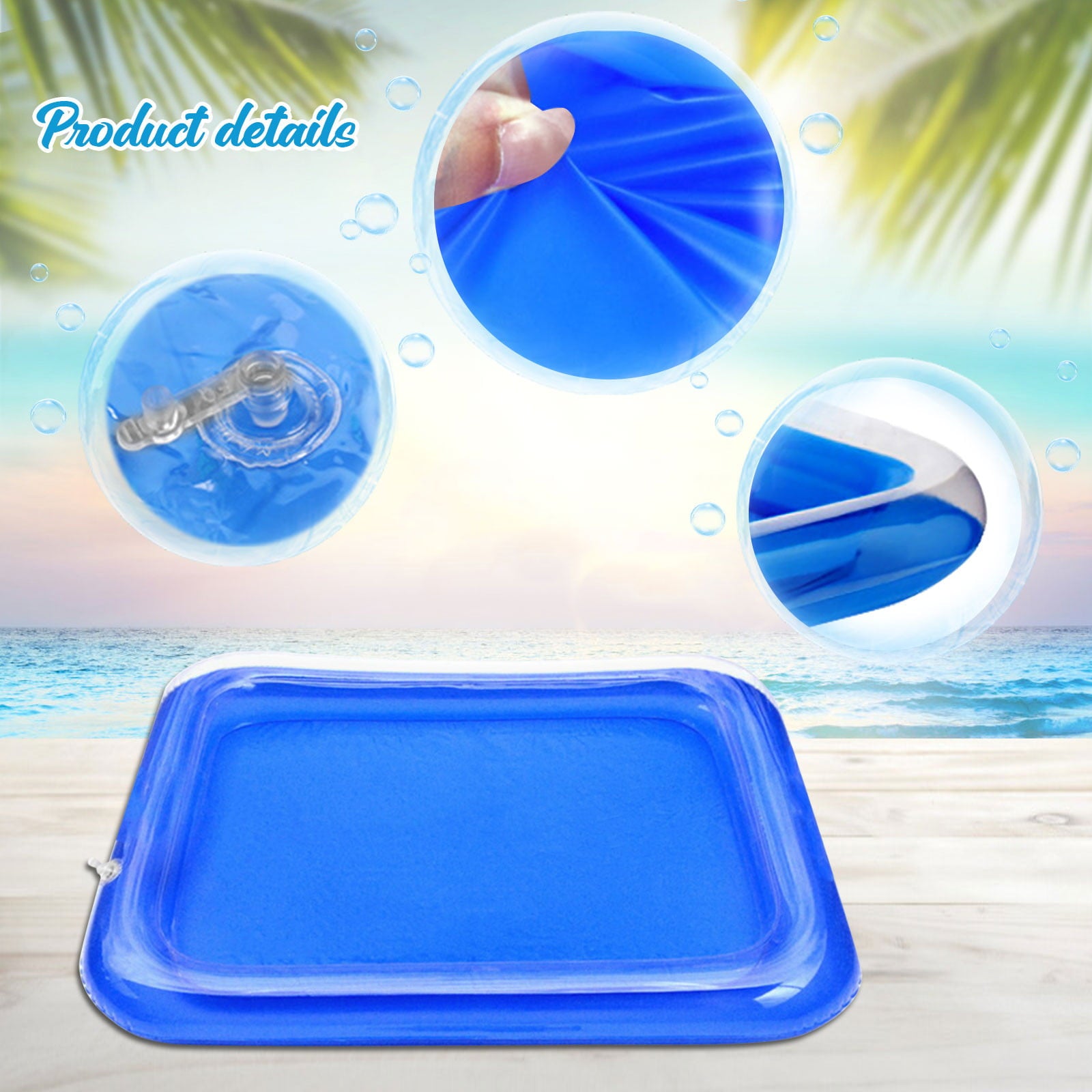 Medcursor Inflatable Baby Swimming Pool Fish Pond Sand Table Children's Toy Sand Table
