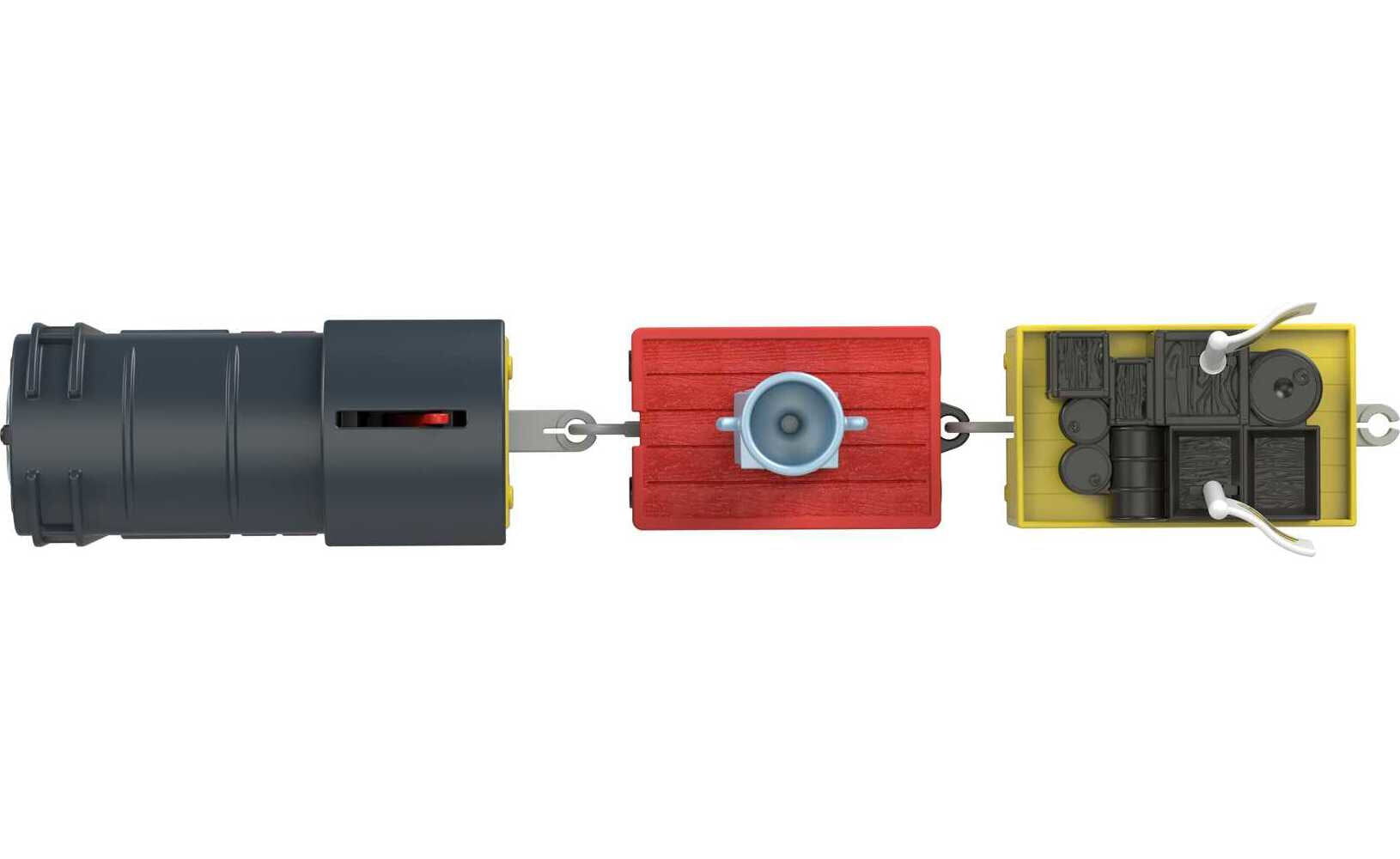 Thomas and Friends Deliver the Win Diesel Motorized Toy Train with Cargo Car and Sodor Cup， 3 Pieces