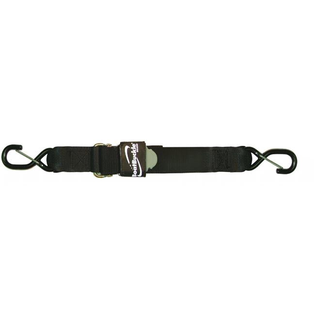 Boat Buckle F17635 2.0 in. x 13 ft. Pro Series Kwik Lok Gunwale Tie-Down, Black