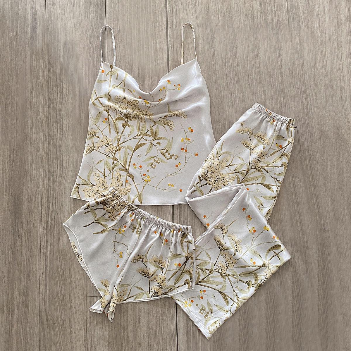 Conjunto Glamour Imperial em Cetim 4 Peças