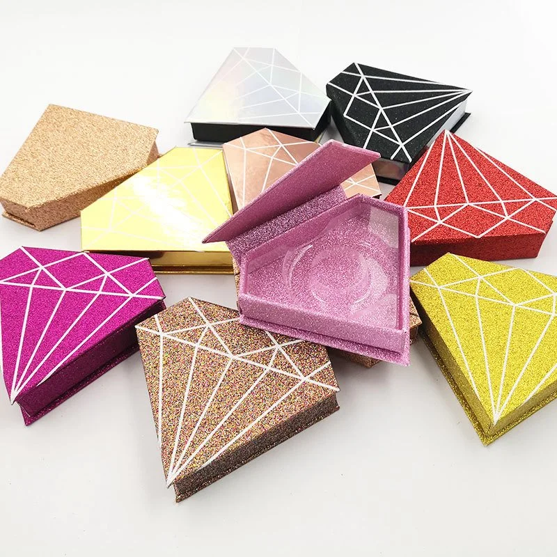 Diamond Shape Mink Eyelashes Box