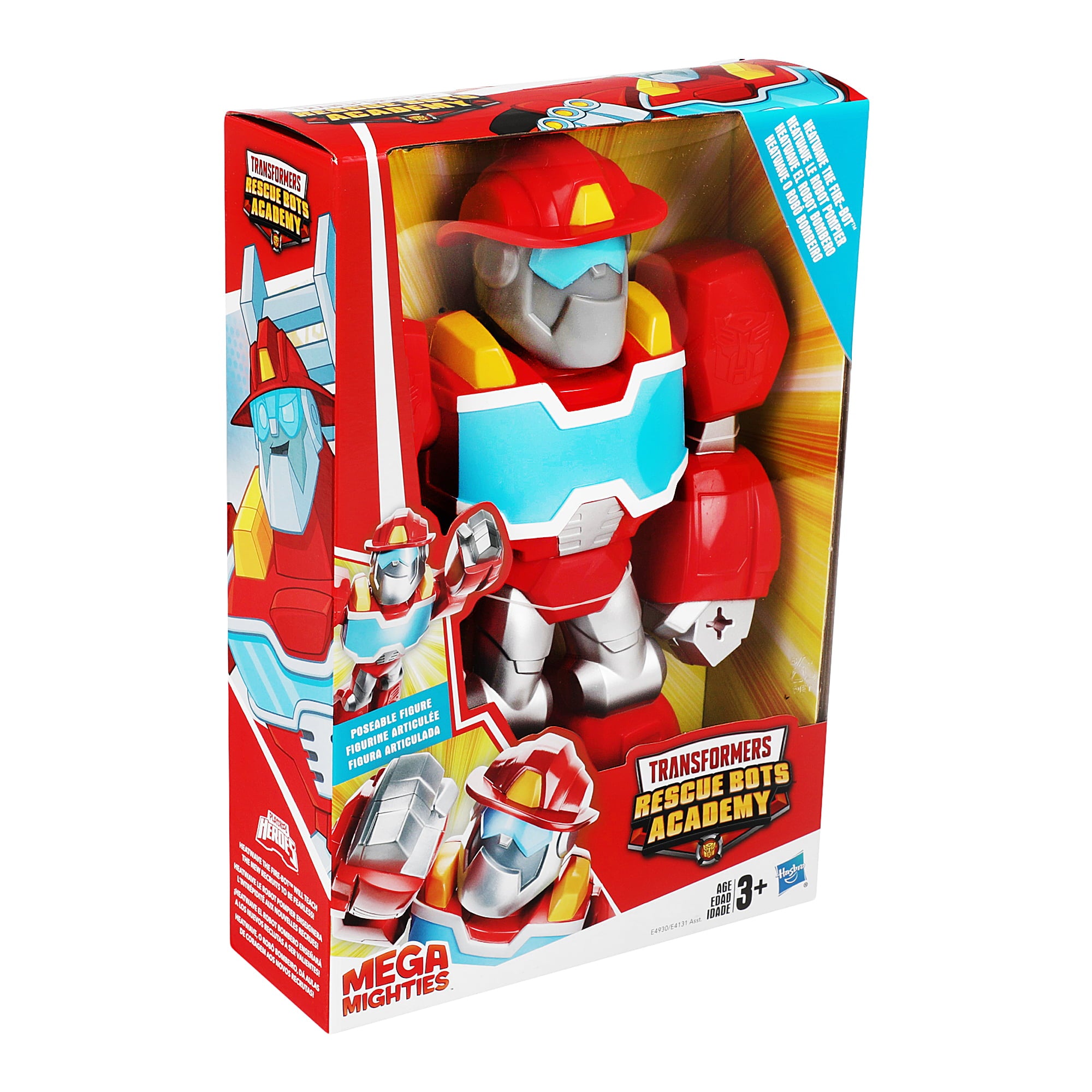 Transformers Rescue Bots Academy Mega Mighties Heatwave theFire-Bot Figures