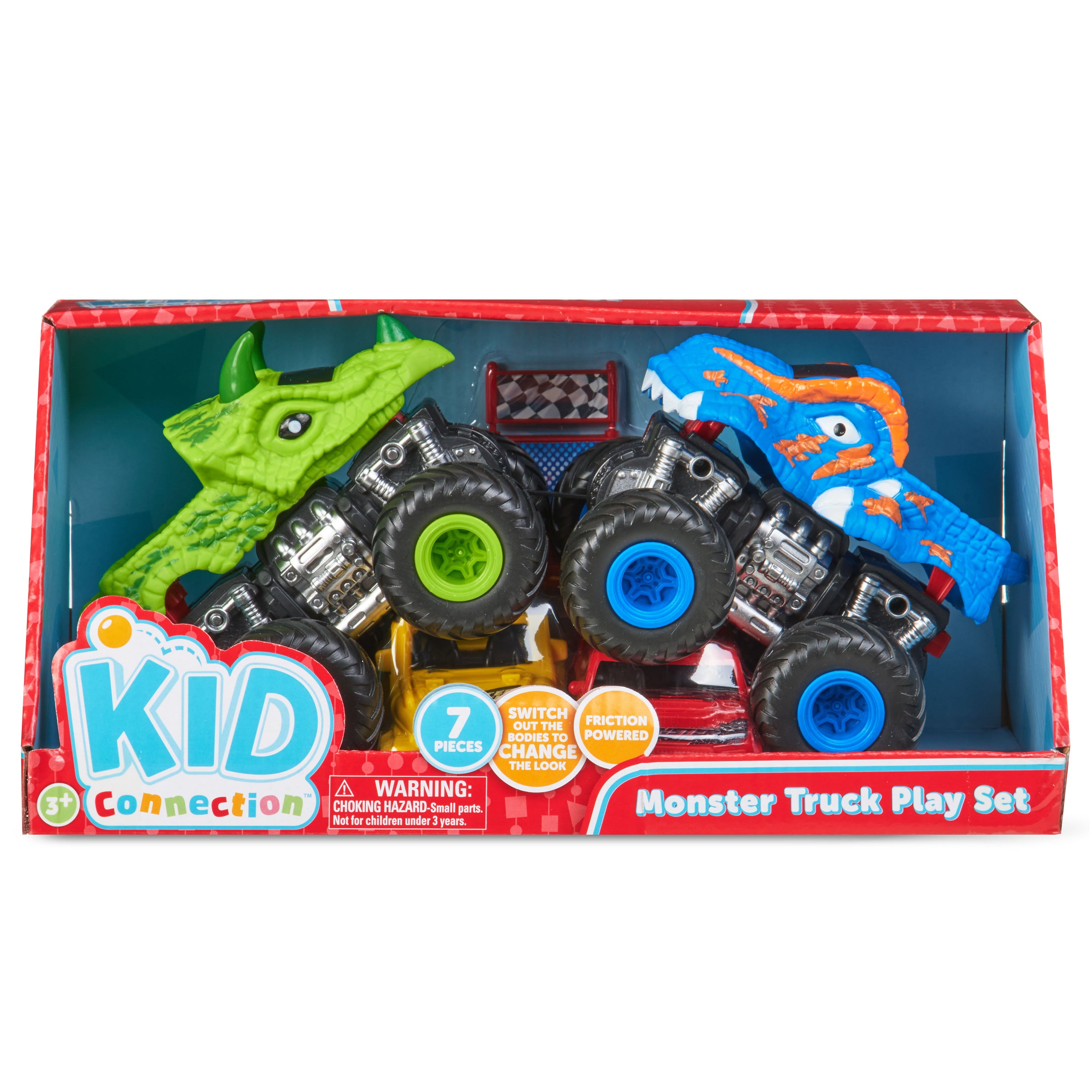 Kid Connection Monster Truck Play Set， 7 Pieces