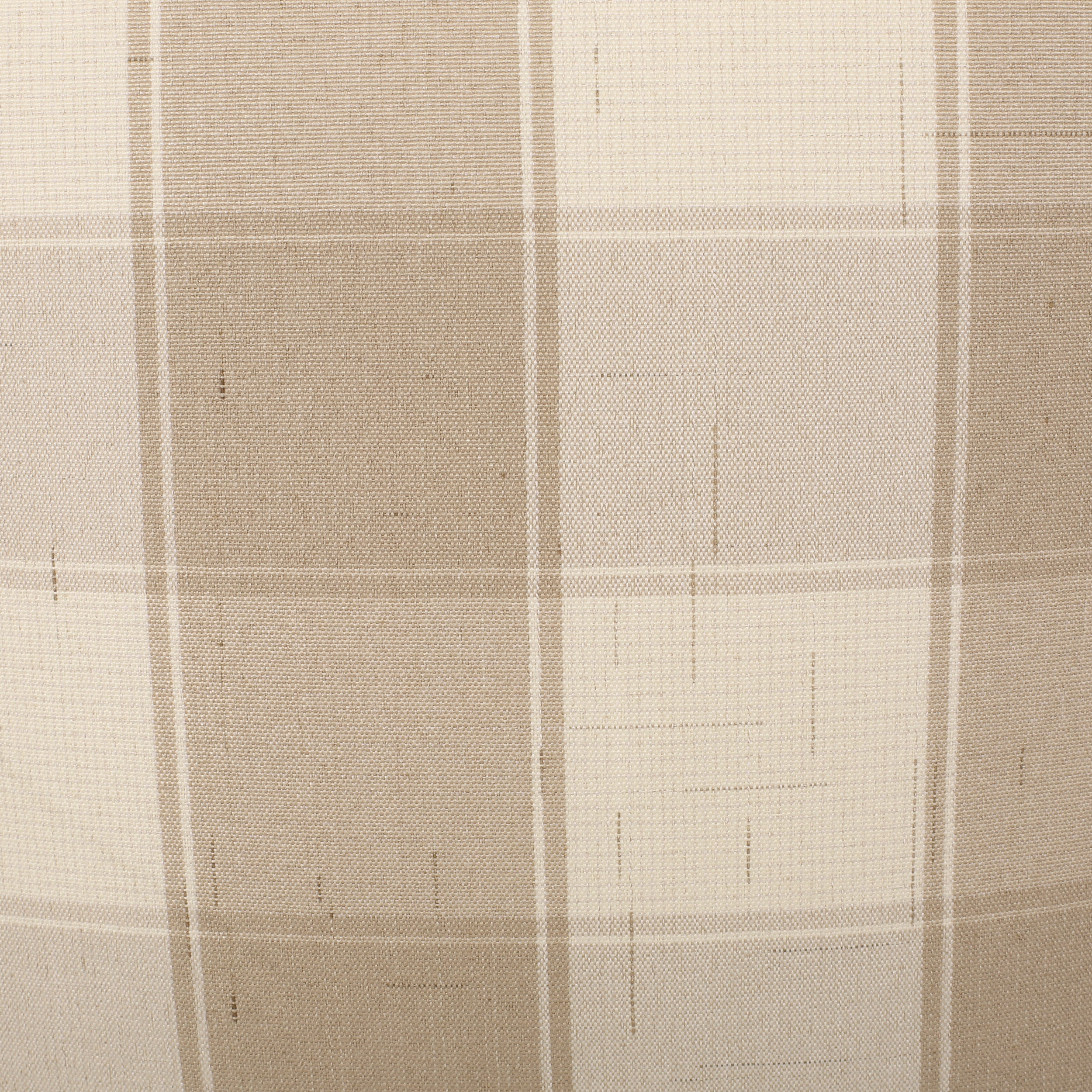 Prestage Modern Fabric Checkered Cube Pouf