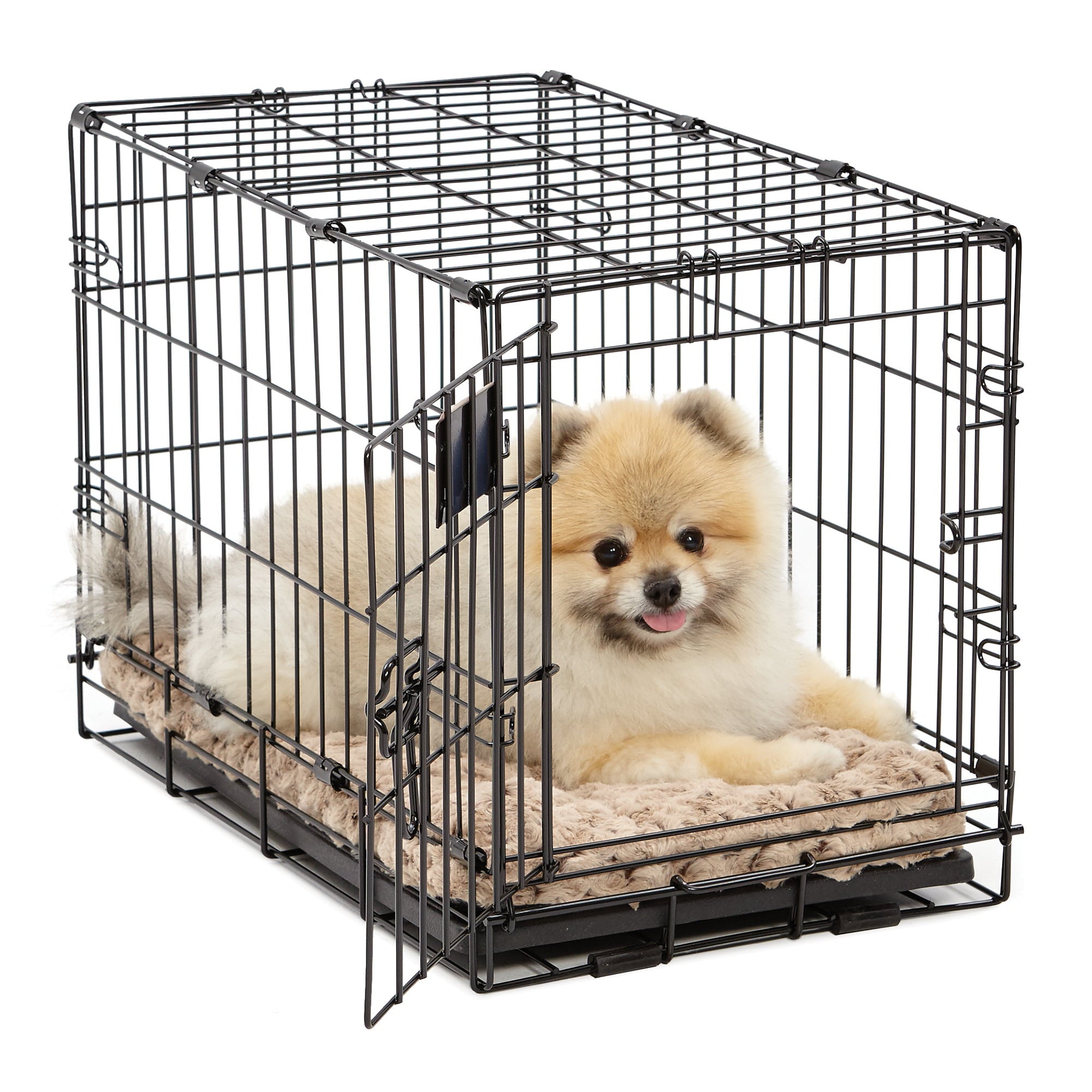 MidWest QuietTime Dog Bed and Crate Mat， Deluxe Ombre Swirl， 22